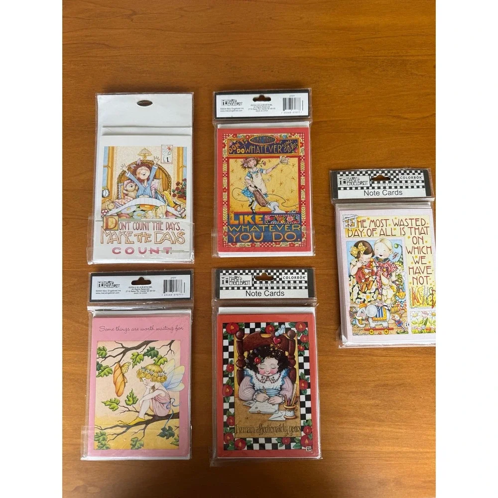 Mary Engelbreit notecards. Lot of 5 packs